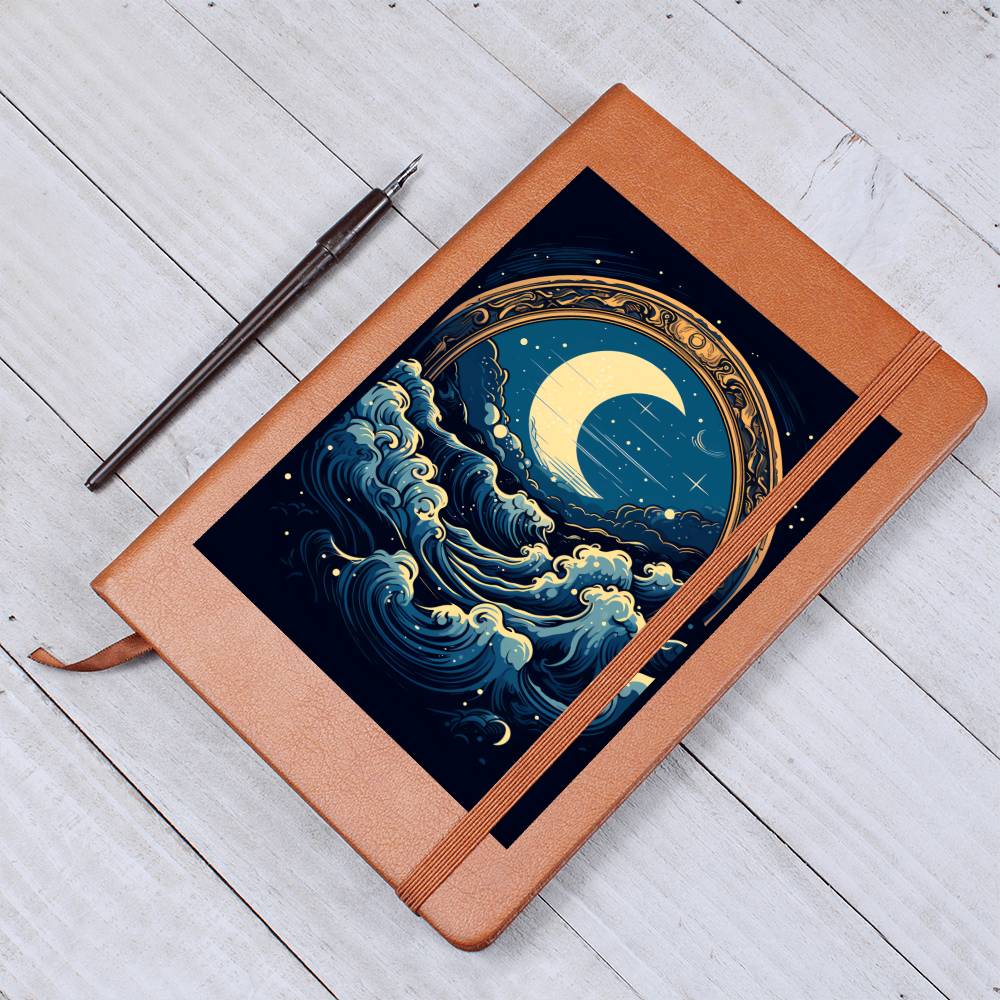 Minimalist BOHO Art 082 - Vegan Leather Journal