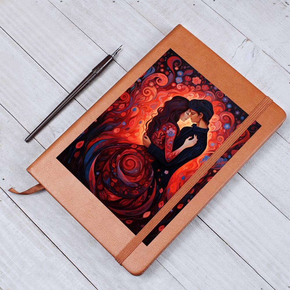 Valentine's Day Art 149 - Vegan Leather Journal