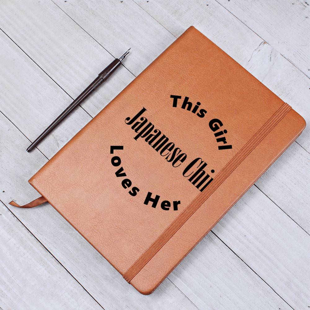 Japanese Chin v2 - Vegan Leather Journal