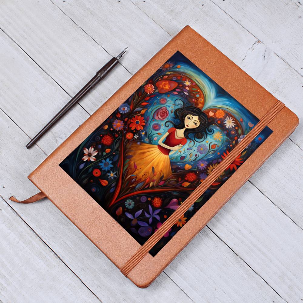 Valentine's Day Art 336 - Vegan Leather Journal