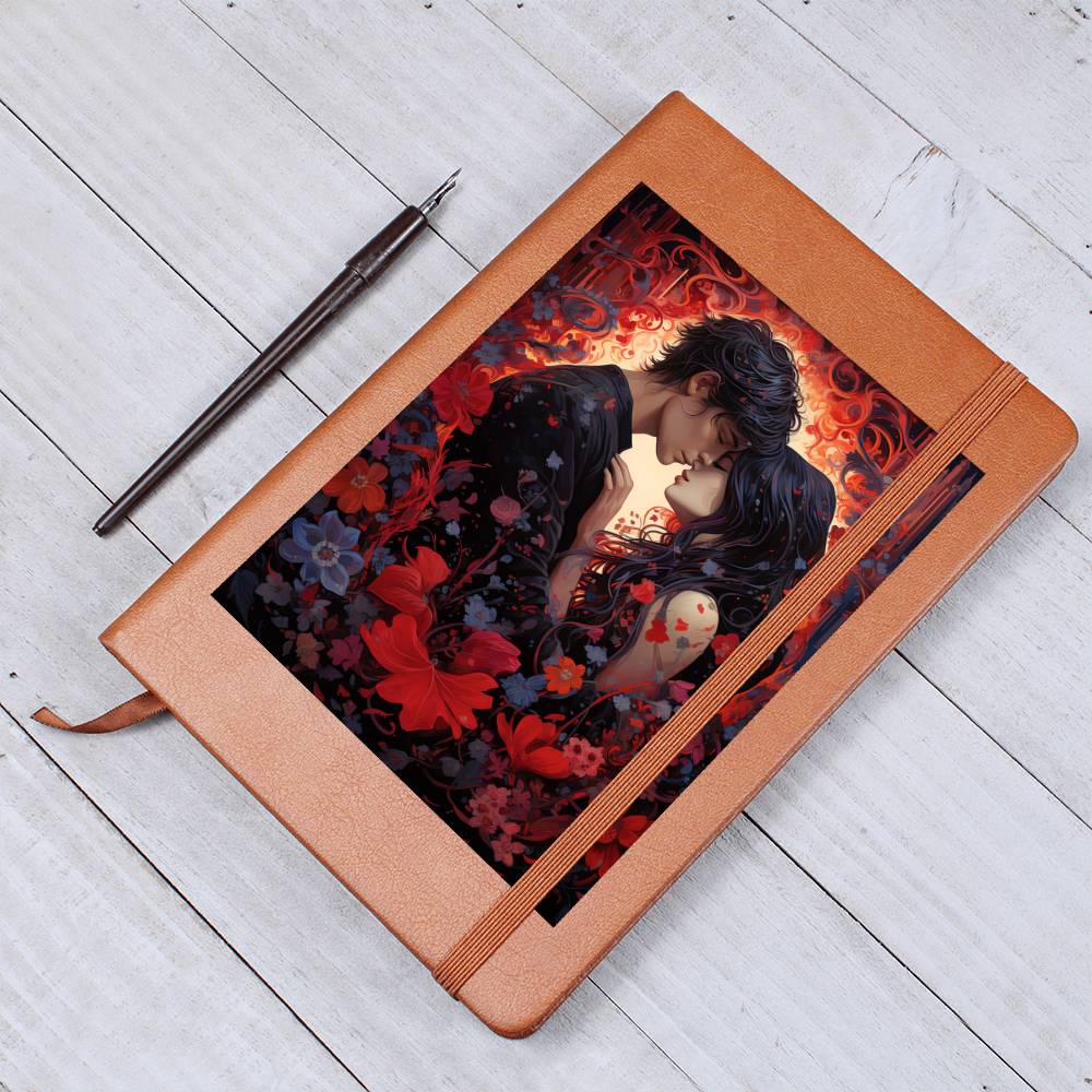 Valentine's Day Art 104 - Vegan Leather Journal