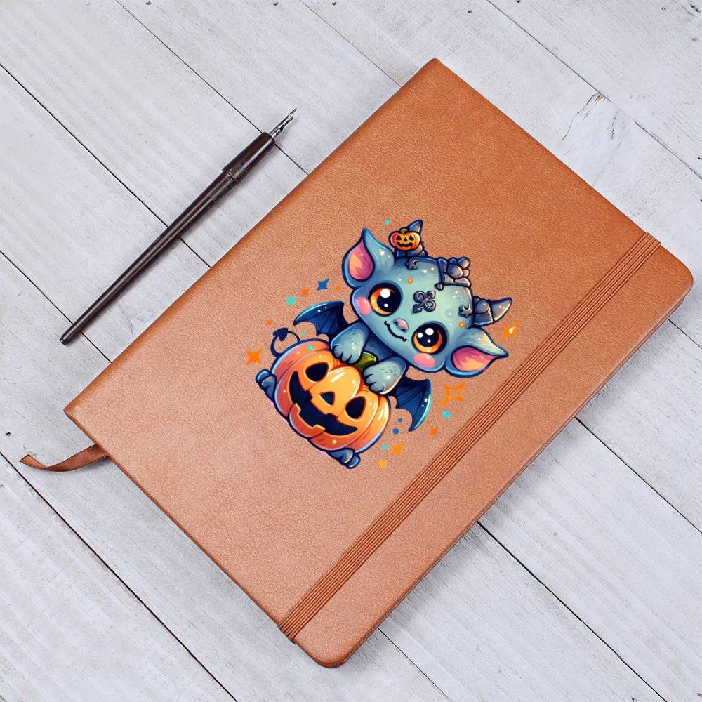 Cute Halloween Sticker 046 - Vegan Leather Journal