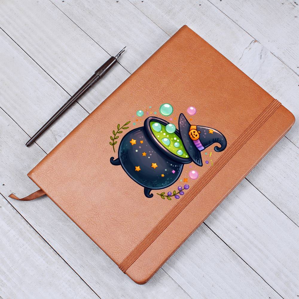 Cute Halloween Sticker 097 - Vegan Leather Journal