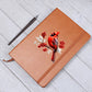 Christmas Cardinal 007 - Vegan Leather Journal