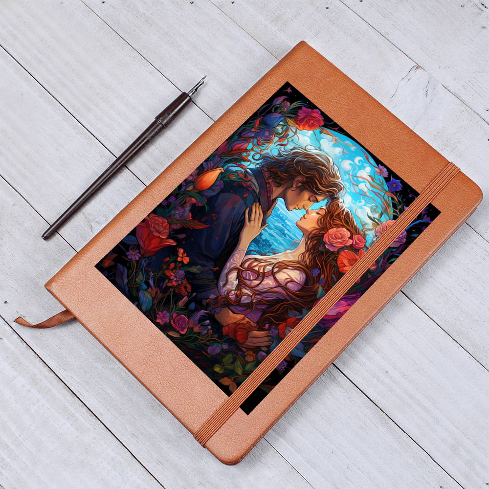 Valentine's Day Art 091 - Vegan Leather Journal