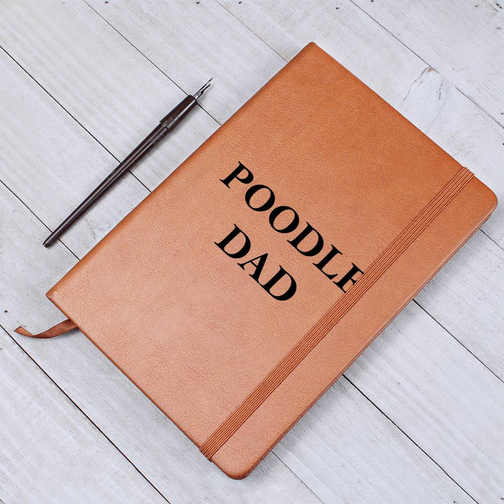 Poodle Dad - Vegan Leather Journal