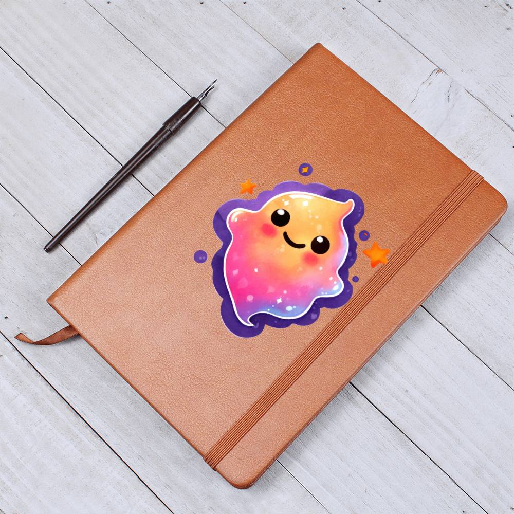 Cute Halloween Sticker 048 - Vegan Leather Journal