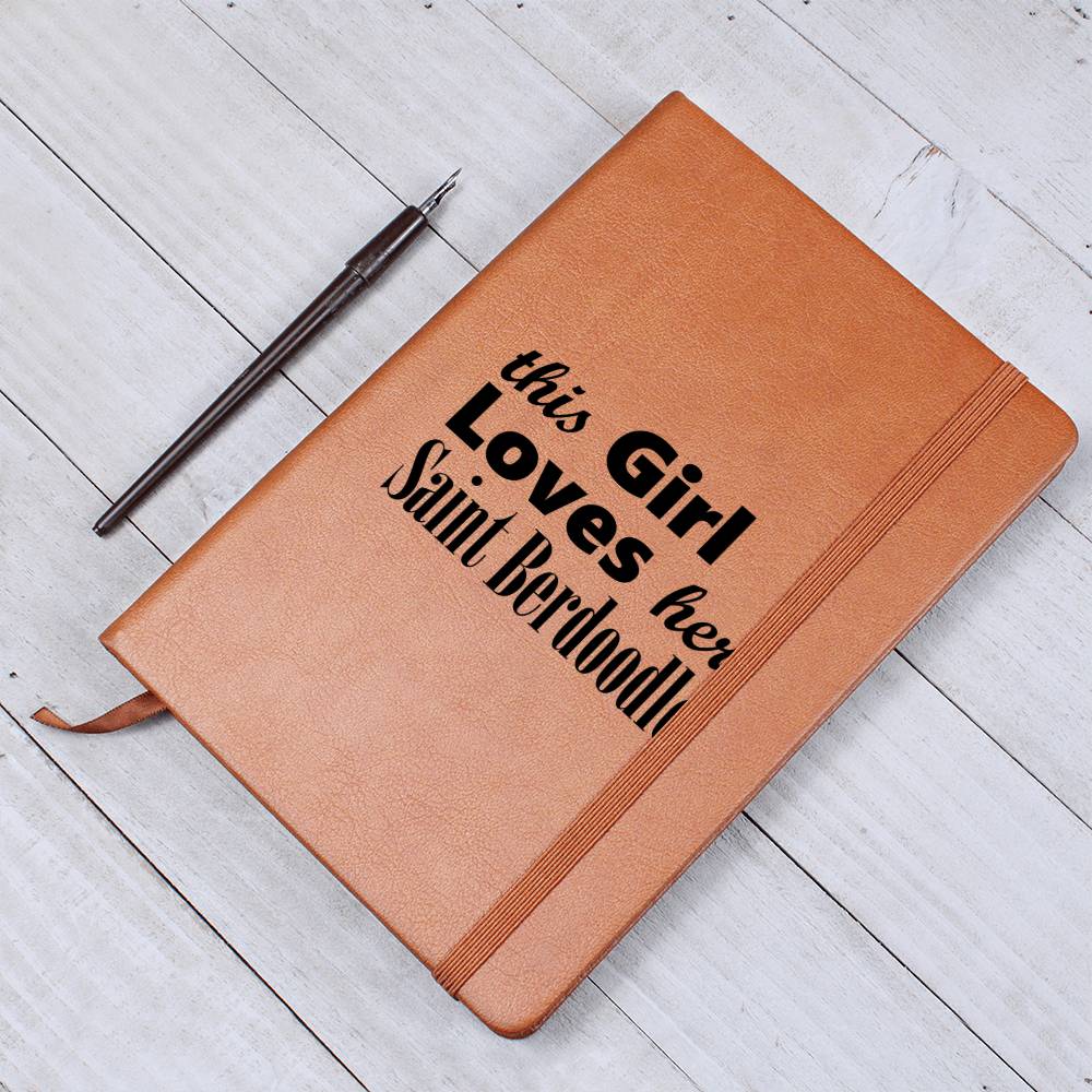 Saint Berdoodle - Vegan Leather Journal