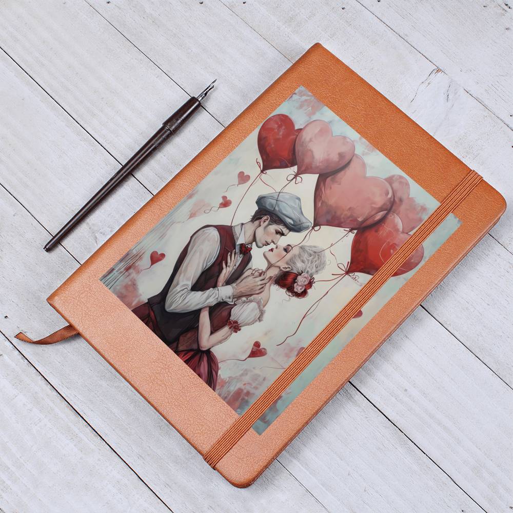 Valentine's Day Art 247 - Vegan Leather Journal