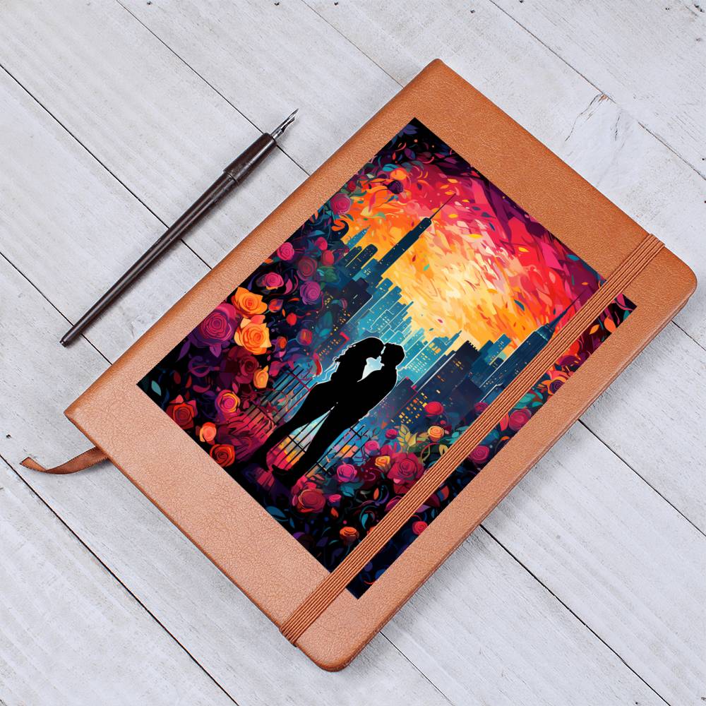 Valentine's Day Art 303 - Vegan Leather Journal