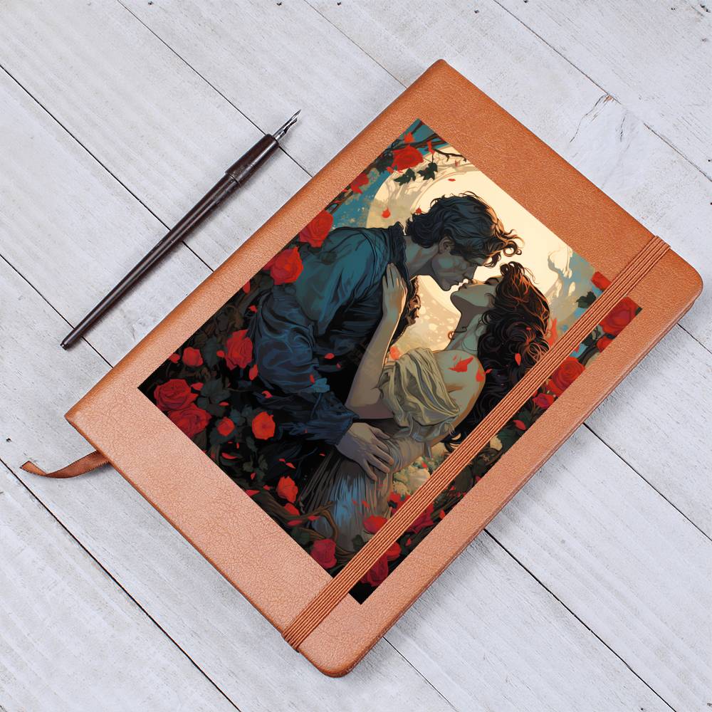 Valentine's Day Art 031 - Vegan Leather Journal