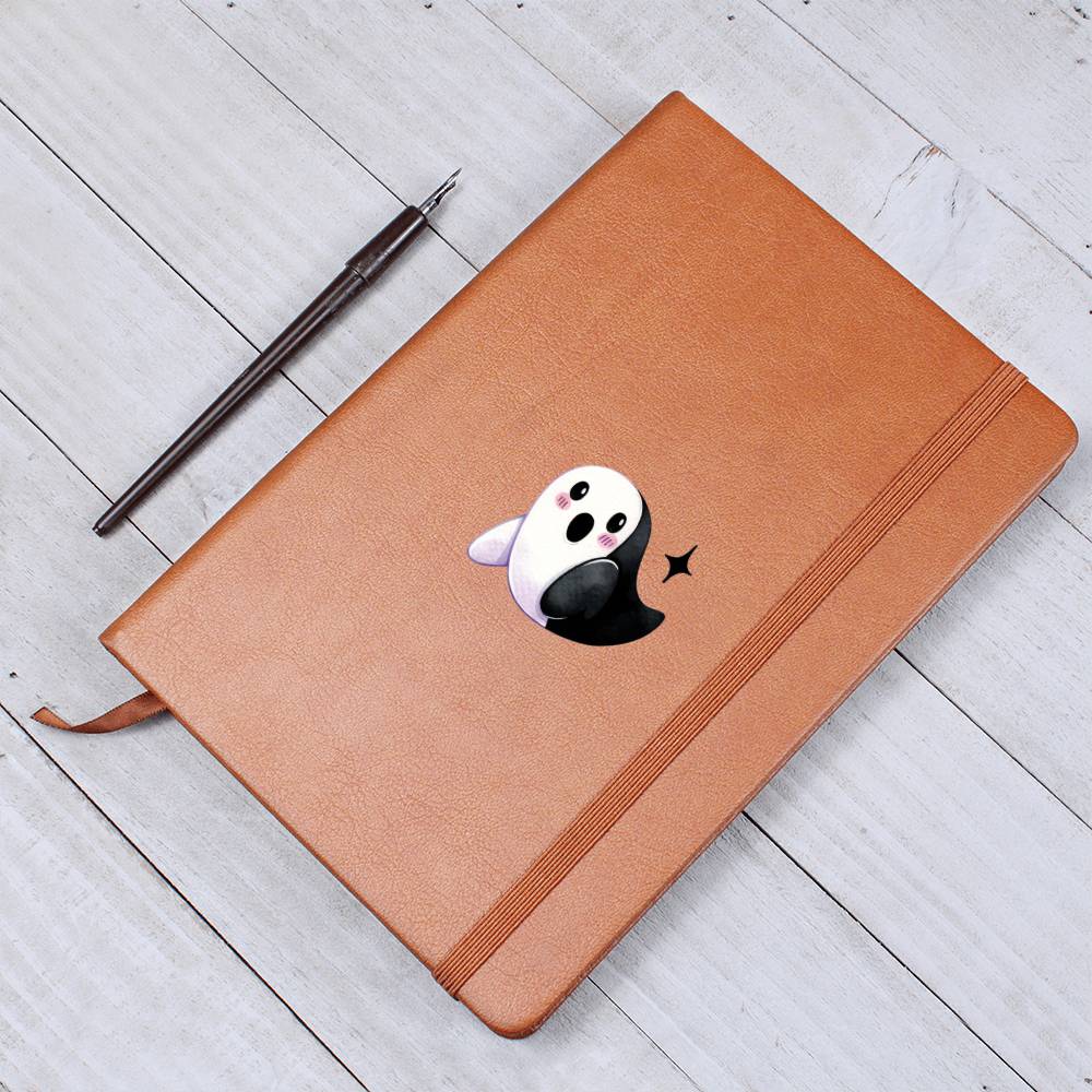 Cute Halloween Sticker 117 - Vegan Leather Journal