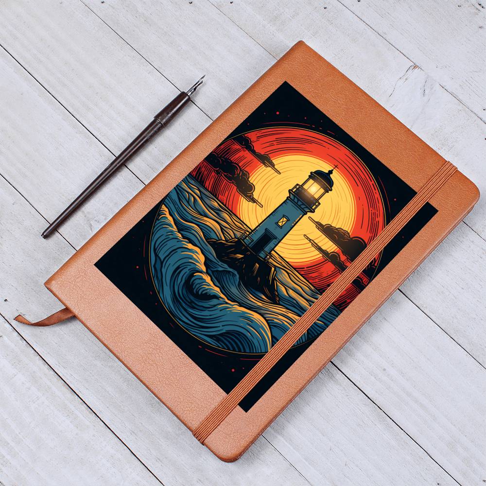 Minimalist BOHO Art 089 - Vegan Leather Journal
