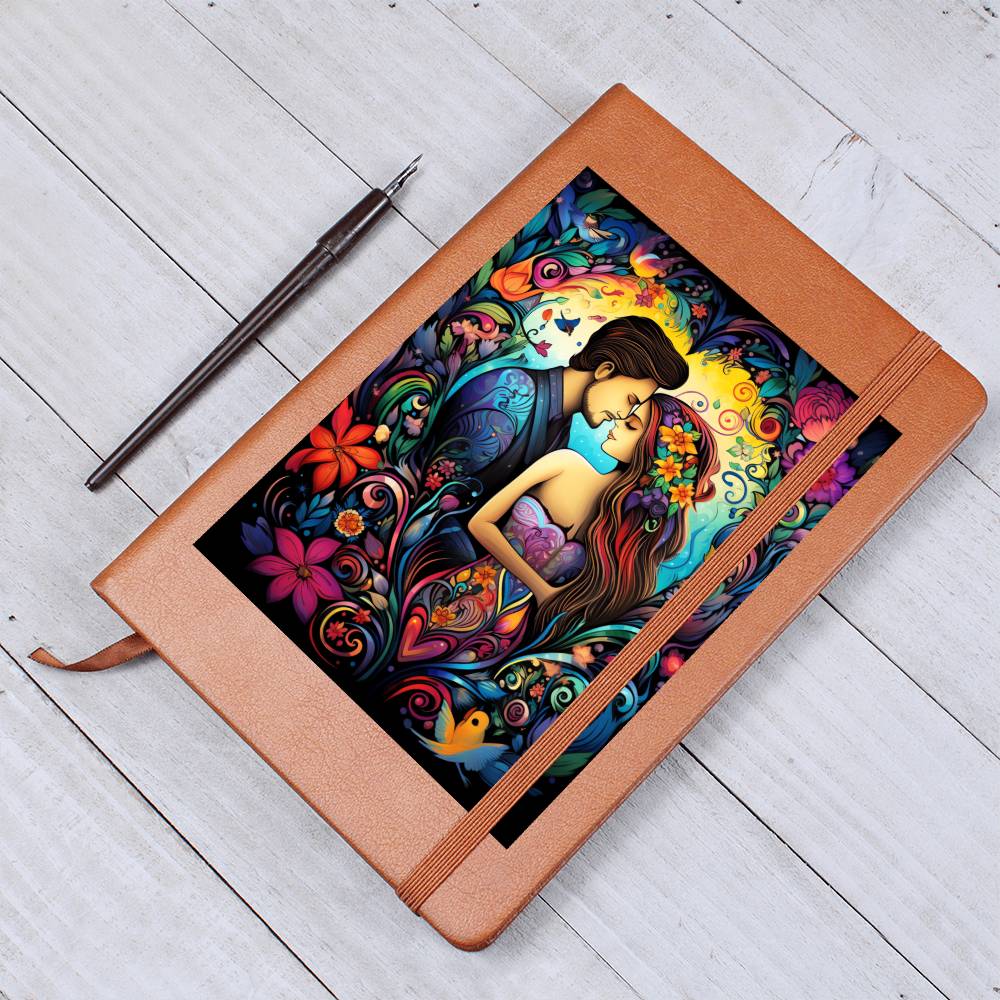 Valentine's Day Art 284 - Vegan Leather Journal