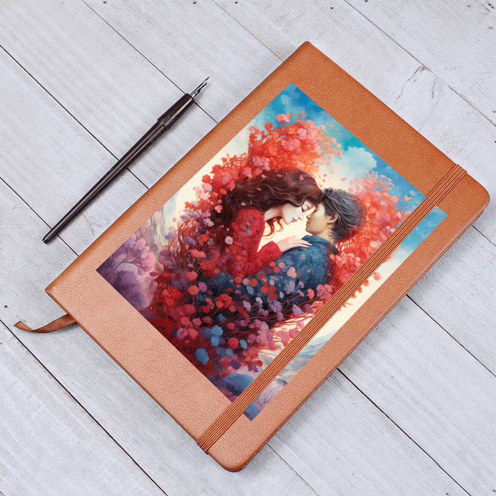 Valentine's Day Art 121 - Vegan Leather Journal