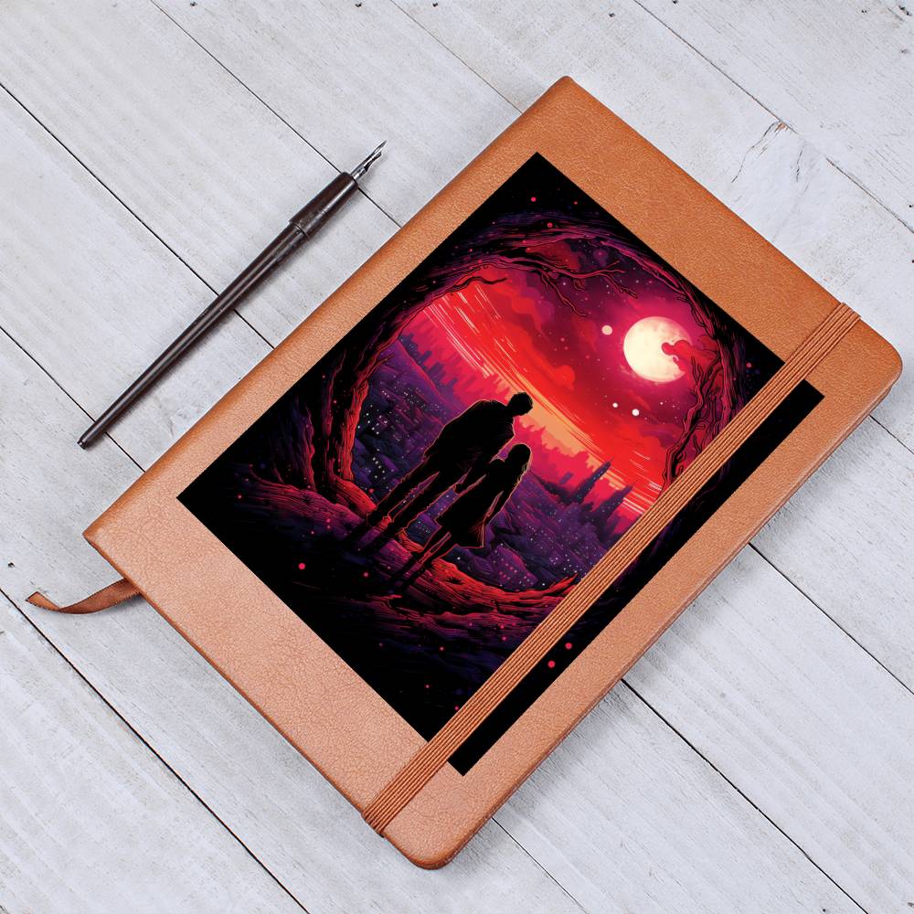 Valentine's Day Art 471 - Vegan Leather Journal