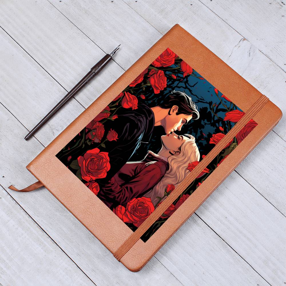 Valentine's Day Art 419 - Vegan Leather Journal