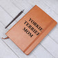 Yorkie Terrier Mom - Vegan Leather Journal