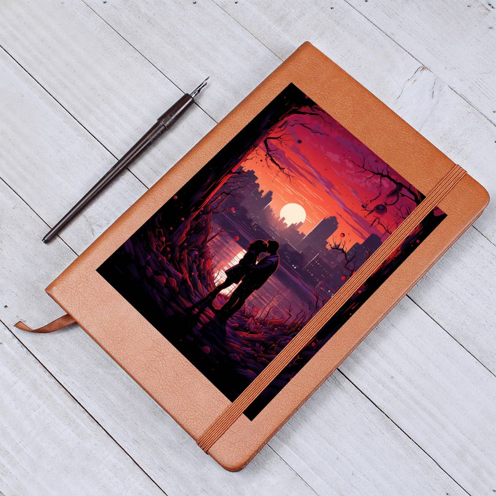 Valentine's Day Art 470 - Vegan Leather Journal
