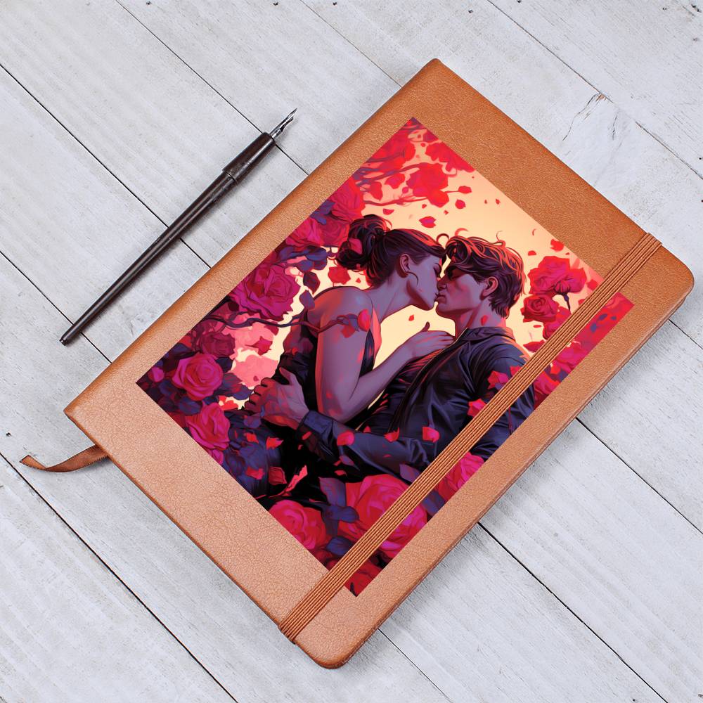 Valentine's Day Art 122 - Vegan Leather Journal