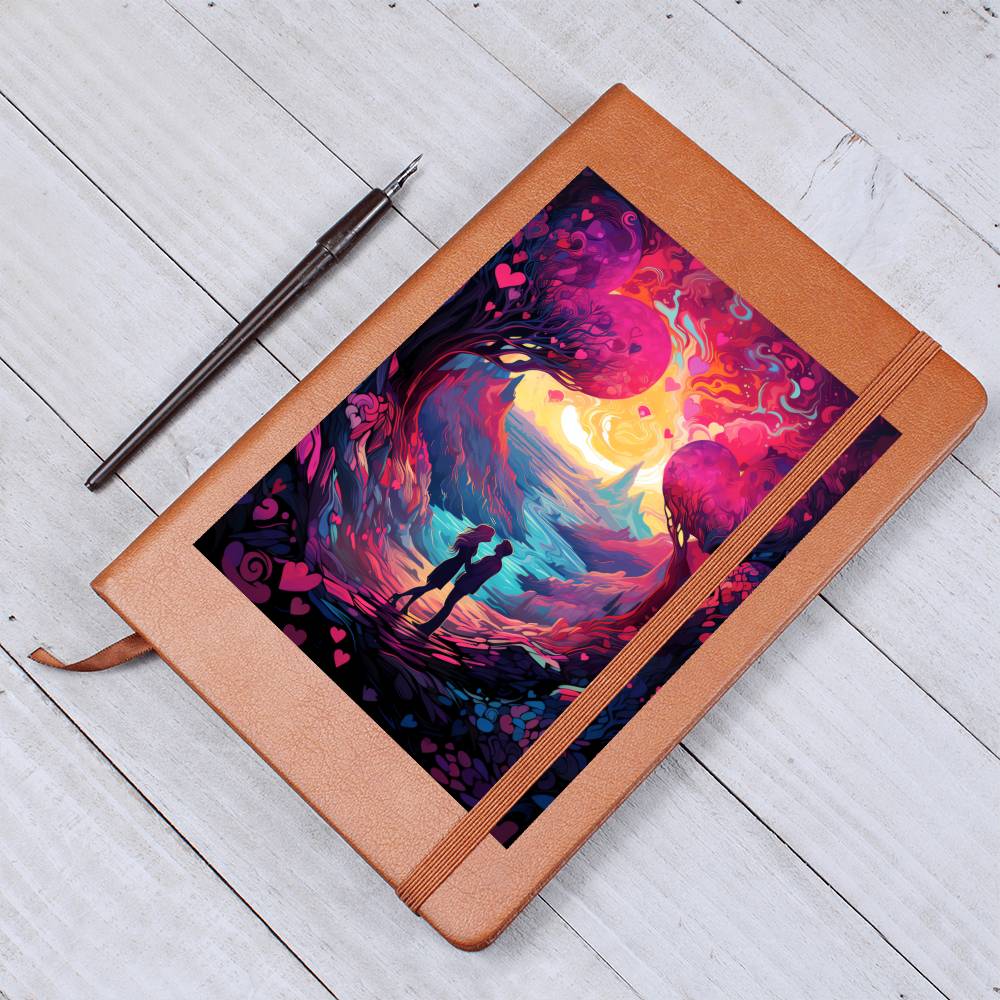 Valentine's Day Art 138 - Vegan Leather Journal