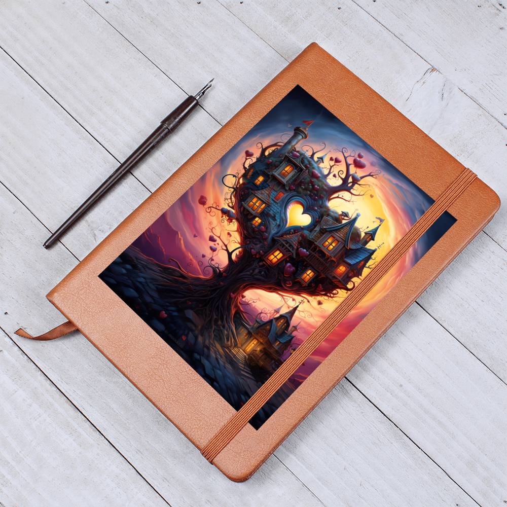 Valentine's Day Art 227 - Vegan Leather Journal