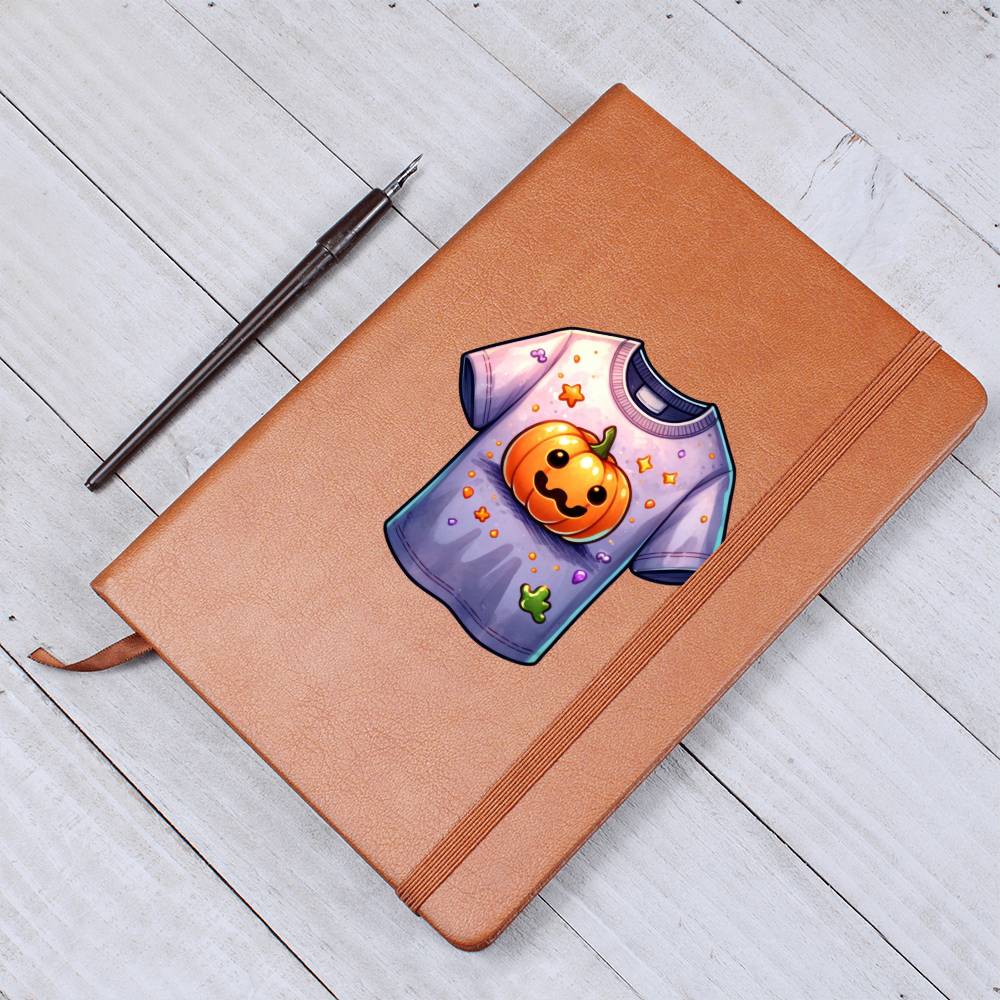 Cute Halloween Sticker 009 - Vegan Leather Journal