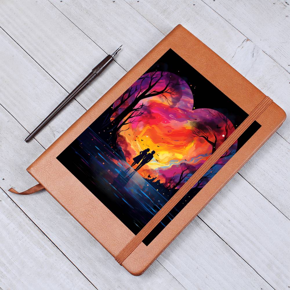Valentine's Day Art 352 - Vegan Leather Journal