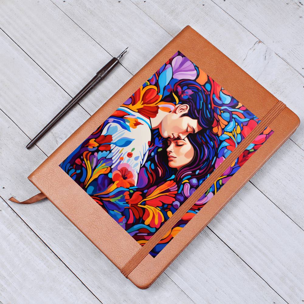 Valentine's Day Art 439 - Vegan Leather Journal