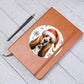 Christmas Dog - Grand Basset Griffon Vendeen - Vegan Leather Journal