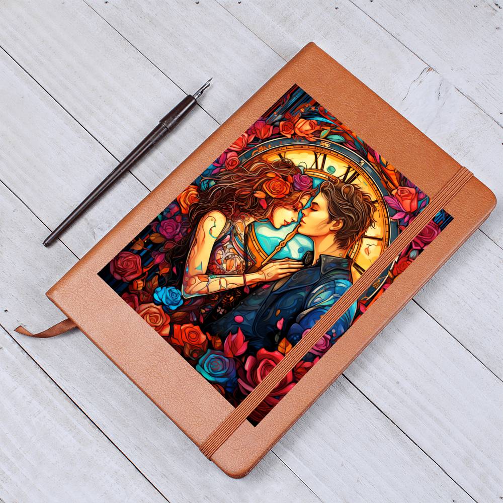 Valentine's Day Art 467 - Vegan Leather Journal