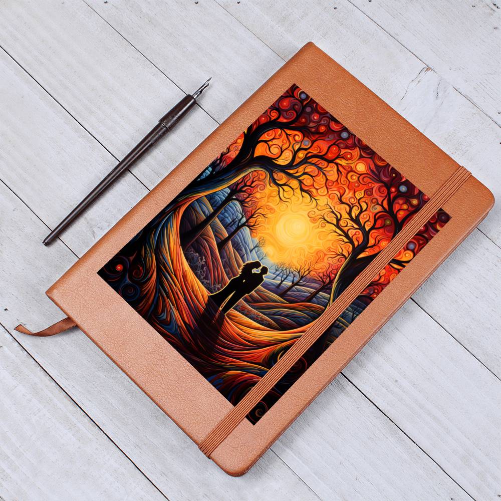 Valentine's Day Art 317 - Vegan Leather Journal