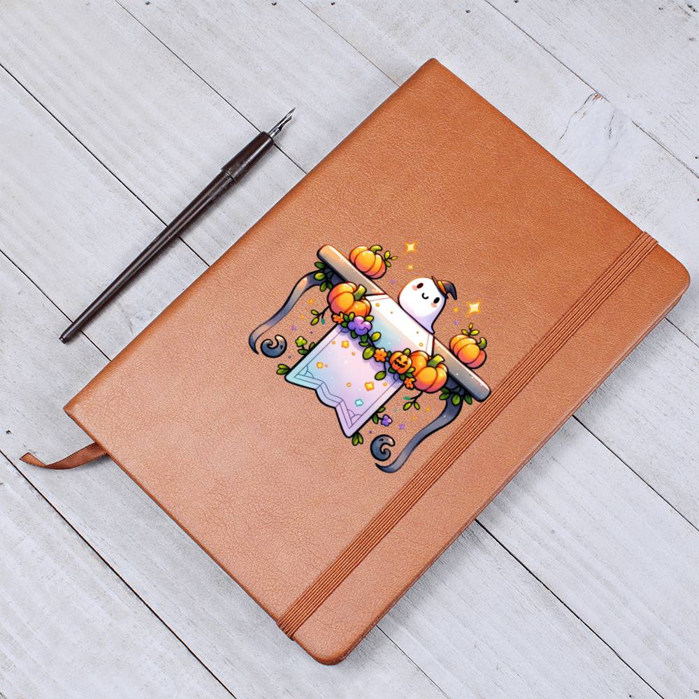 Cute Halloween Sticker 019 - Vegan Leather Journal