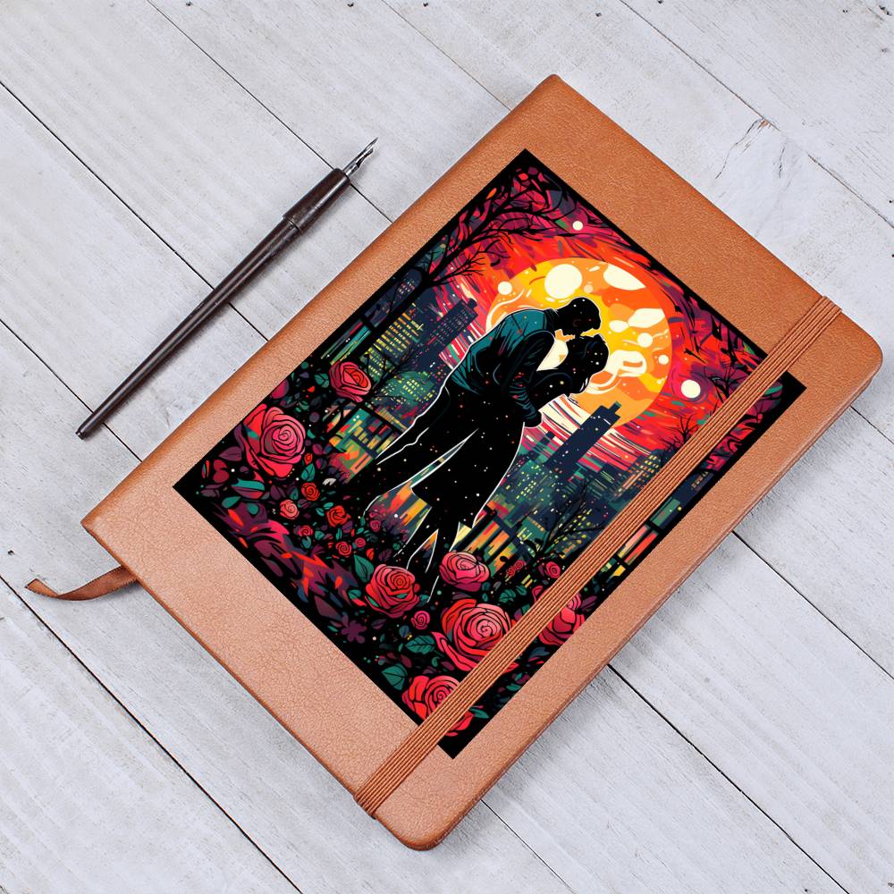 Valentine's Day Art 304 - Vegan Leather Journal