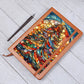 Christmas Stained Glass Design 029 - Vegan Leather Journal