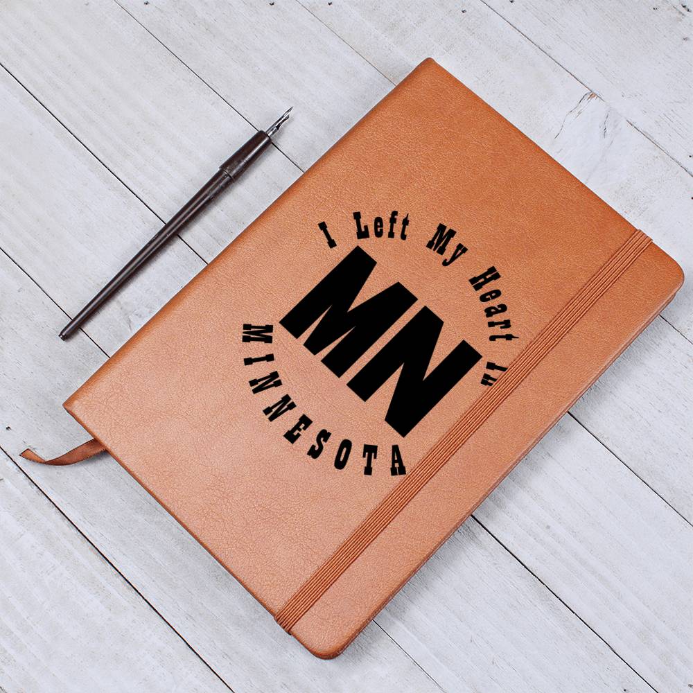 Heart In Minnesota v01 - Vegan Leather Journal