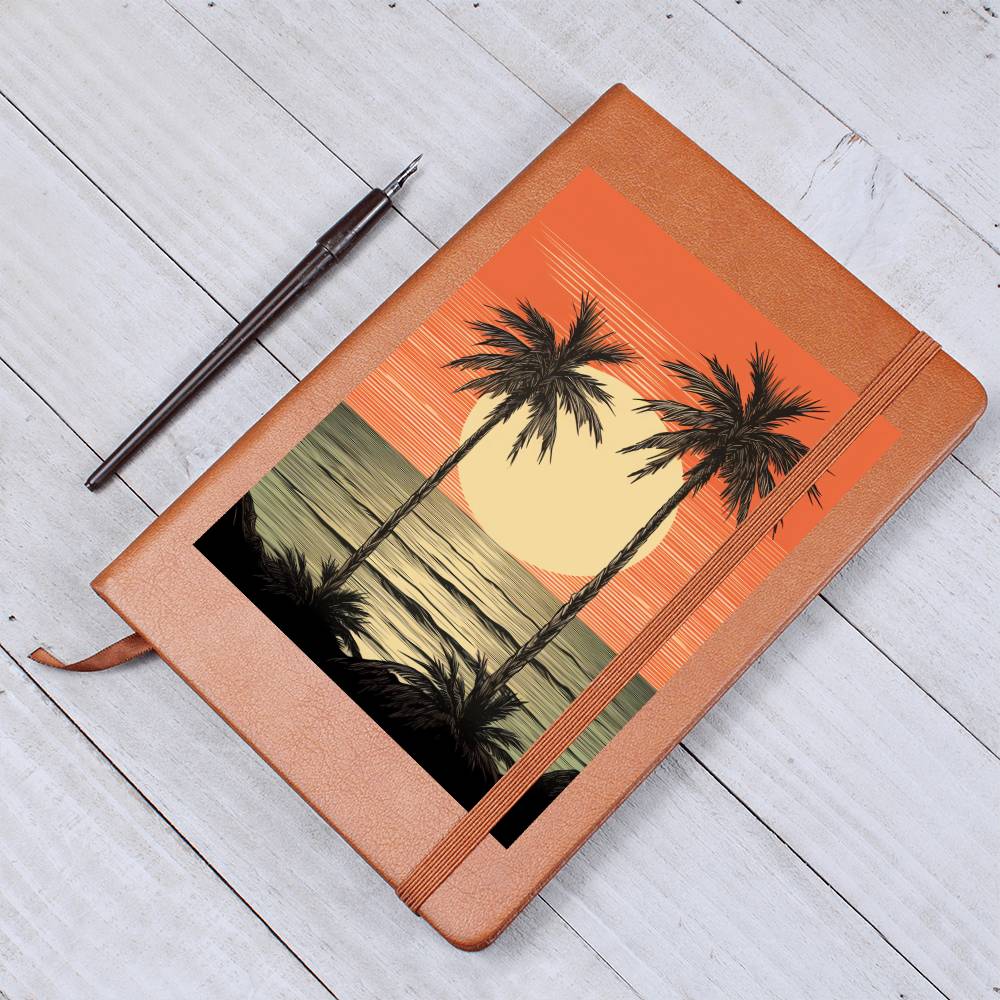 Minimalist BOHO Art 024 - Vegan Leather Journal