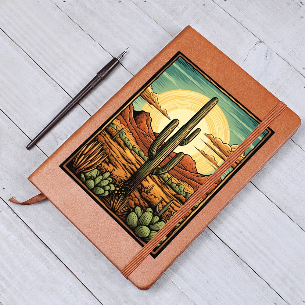 Minimalist BOHO Art 055 - Vegan Leather Journal