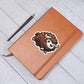 Cute Muskox sticker 98 - Vegan Leather Journal