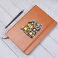 Christmas Gingerbread House 019 - Vegan Leather Journal