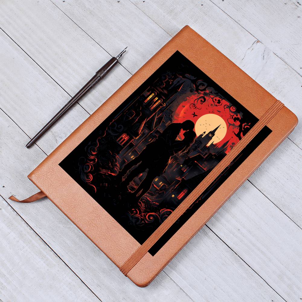 Valentine's Day Art 088 - Vegan Leather Journal