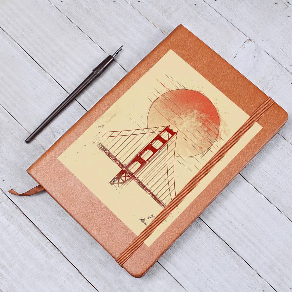 Minimalist BOHO Art 080 - Vegan Leather Journal