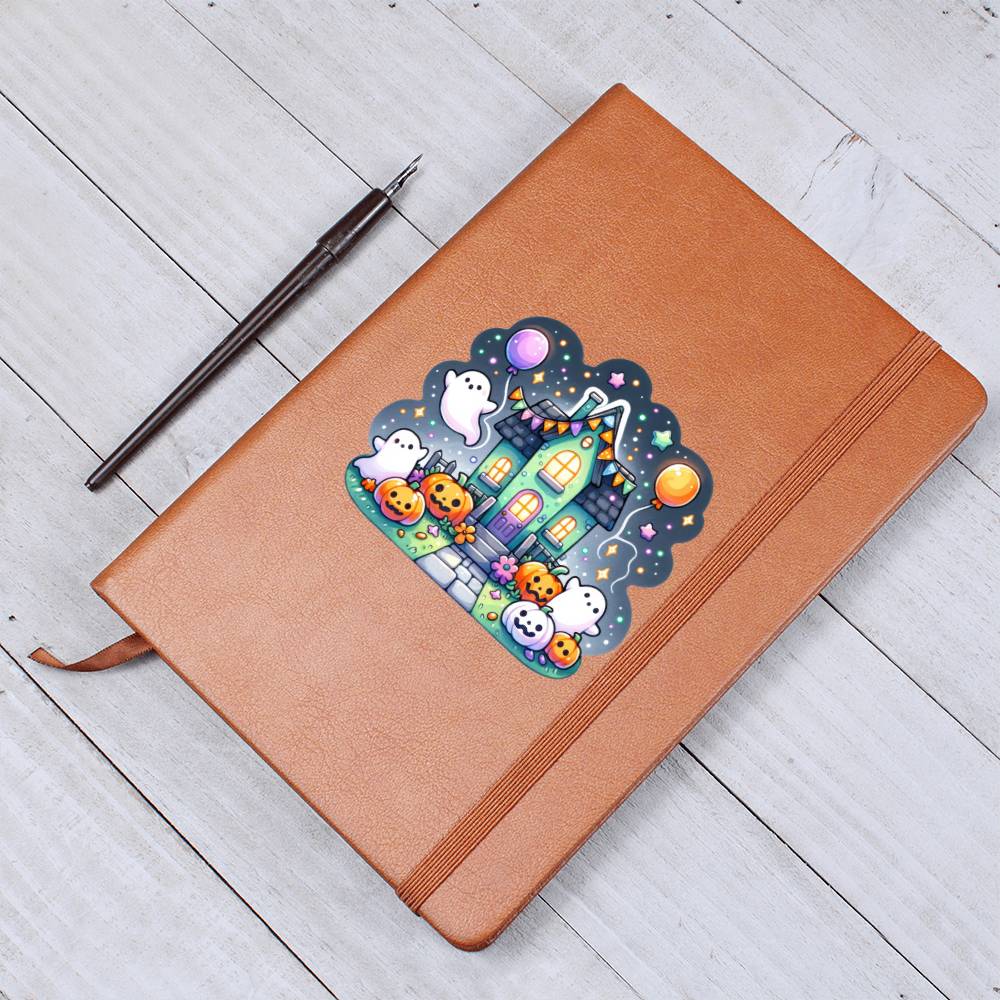 Cute Halloween Sticker 027 - Vegan Leather Journal