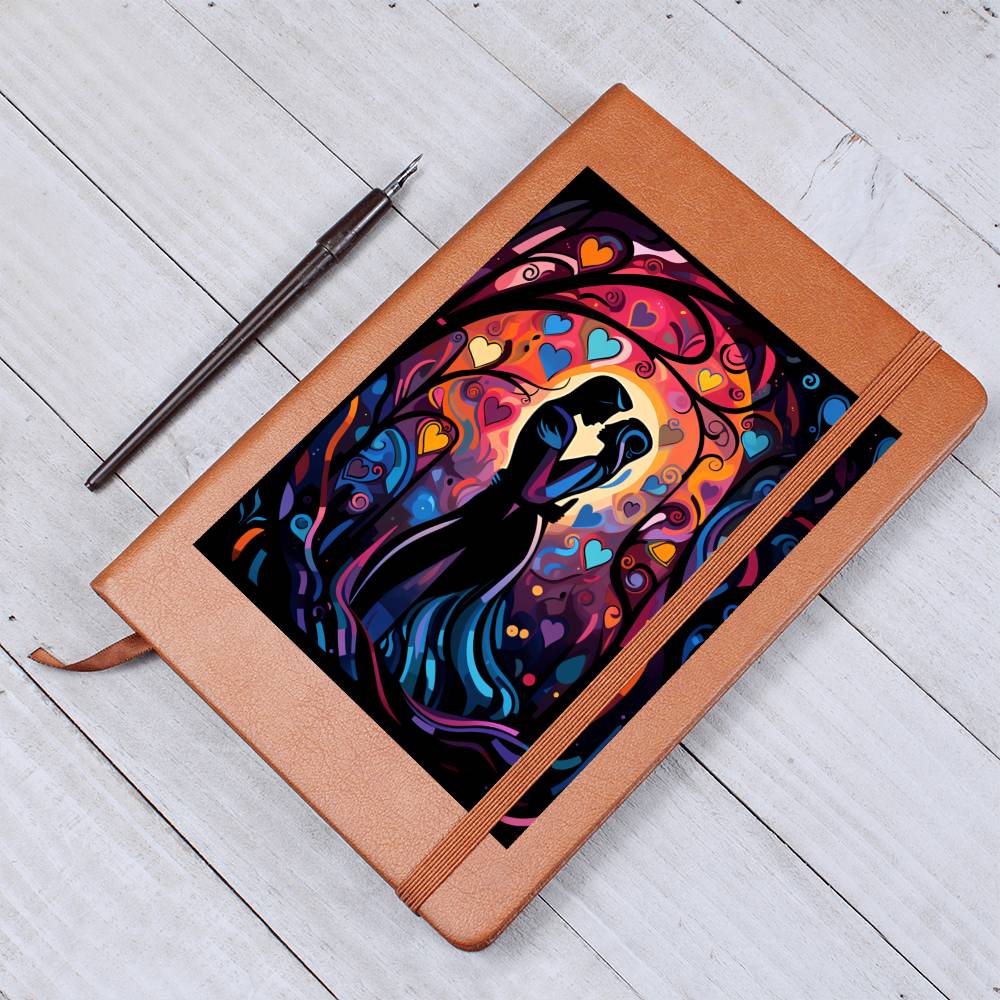 Valentine's Day Art 337 - Vegan Leather Journal