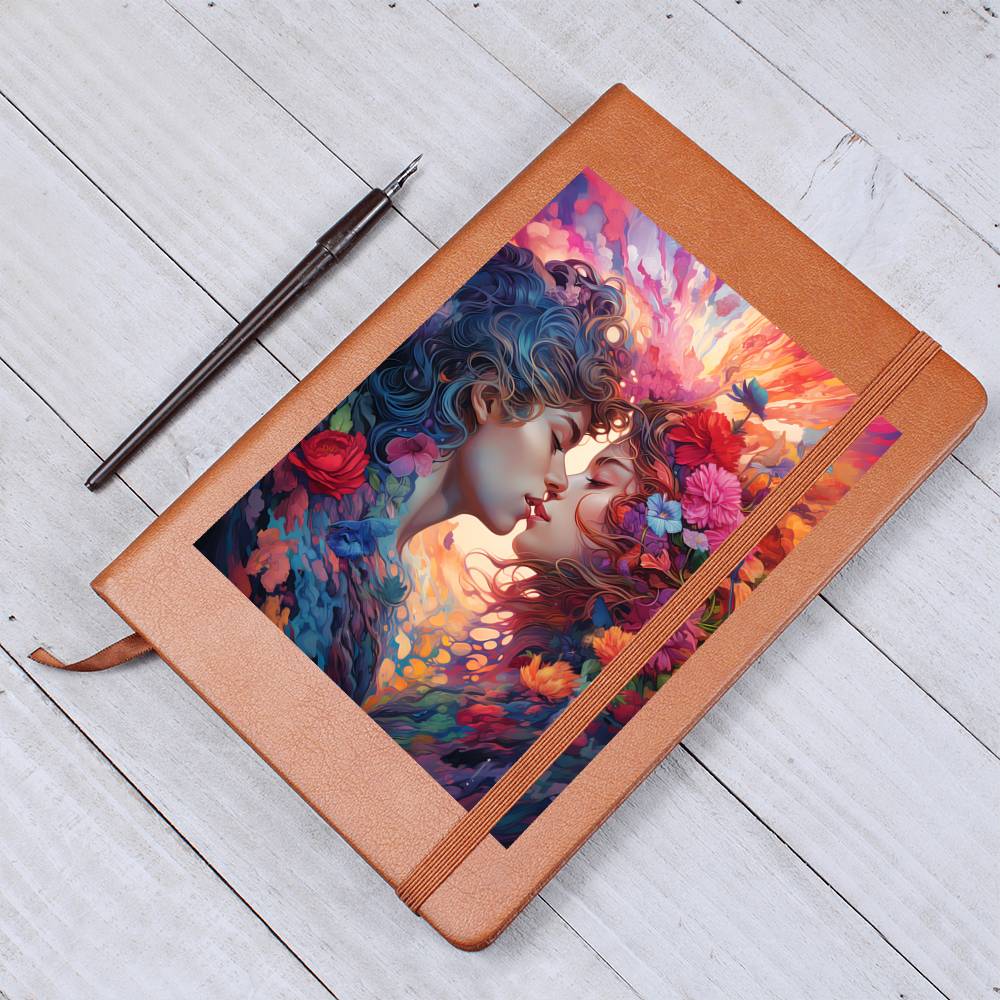 Valentine's Day Art 175 - Vegan Leather Journal