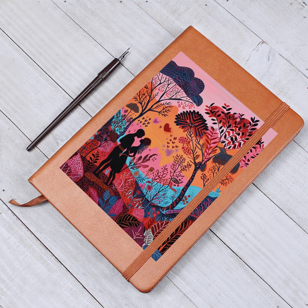 Valentine's Day Art 359 - Vegan Leather Journal