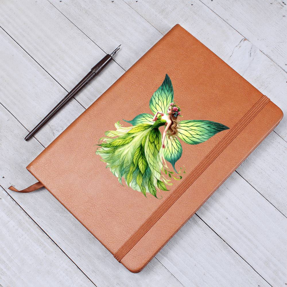 Magical Nature Forest Fairy 06 - Vegan Leather Journal