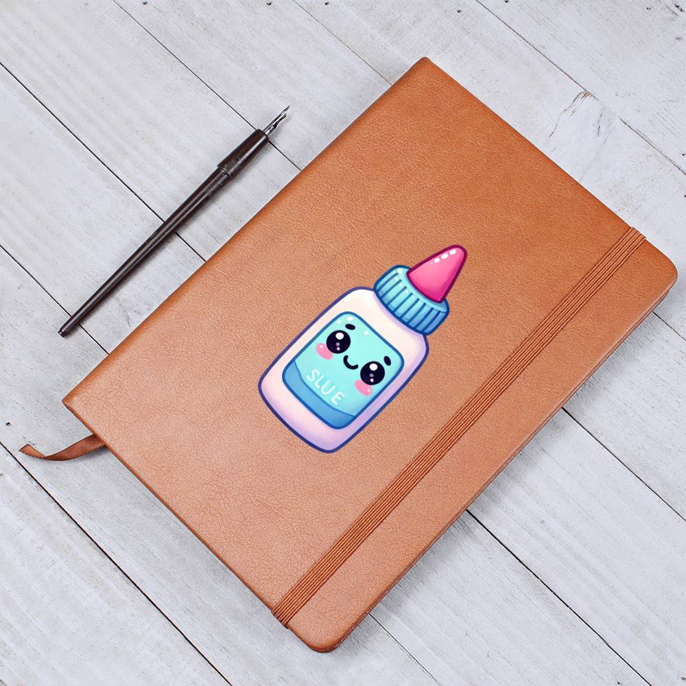 Cute Back to School Sticker 101 - Vegan Leather Journal