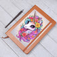 Cute Unicorn 022 - Vegan Leather Journal