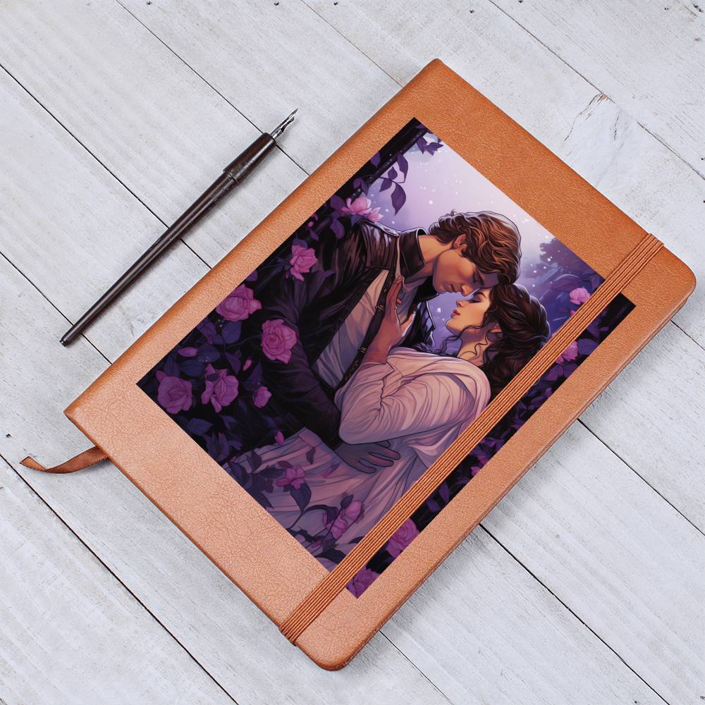 Valentine's Day Art 340 - Vegan Leather Journal